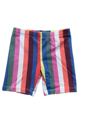Tea Collection Size 5 Colorful Rainbow Stripe Tumble Biker Somersault Shorts
